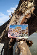 Holographic Labyrinth Canyon Sticker