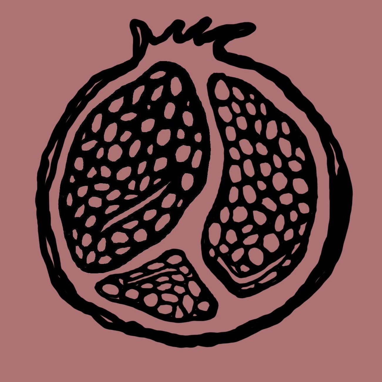 Pomegranate Sticker